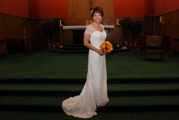 Brenda and her pretty dress
