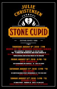 Julie Christensen & Stone Cupid at the Museum