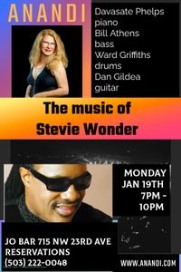 MLK Day Celebration: The Music of Stevie Wonder