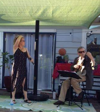 Anandi w/ guitarist John Stowell