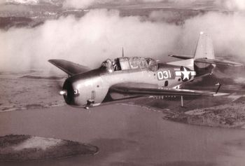 Dad in his TBF Avenger I don't know the location, but this is a pretty cool shot of dad. I am very proud of him
