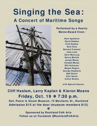 Singing the Sea - a concert of maritime songs