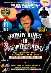 RANDY JONES at The Official Saturday Night Dance Party