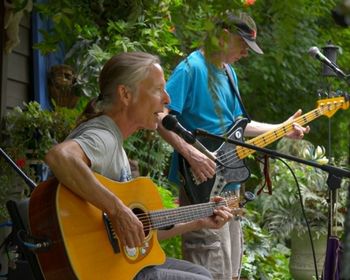 At Vicki Chews yard concert July 20, 2025

