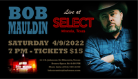 Bob Mauldin at The Select Theater