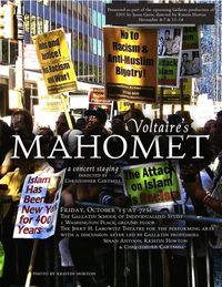A concert reading of Voltaire's MAHOMET