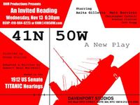 An invited reading of Robert Neal Marshall's play 41N 50W
