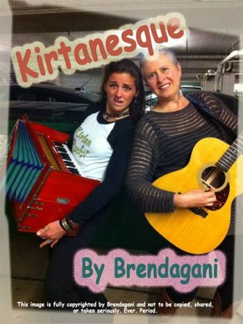Brandagani CD cover (5 of 5) Our April Fools' joke- this accompanied our video on working together (see my video page humor section!)
