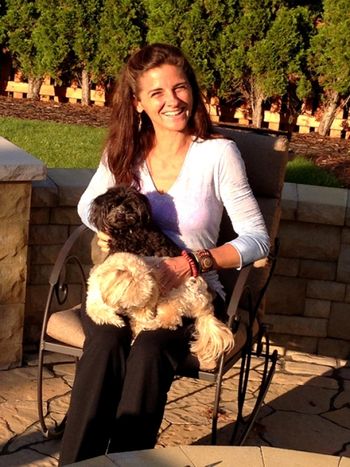 Borrowing Karen's sweet pups for a moment in the sunshine
