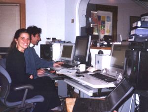 In the studio with my long-time mentor and friend David Vartanian
