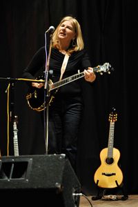 Mary Z Cox banjo picking on the back porch :)