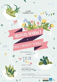 Lyons Summer Artisan Market & Mini Farmer's Market Presents: Dechen Hawk