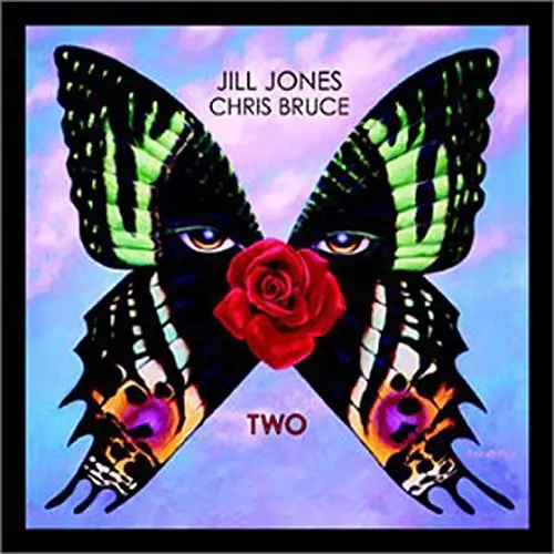 The album cover for 'Two' by Jill Jones and Chris Bruce, featuring an intimate, warm-toned portrait of Jill Jones that reflects the record's organic, acoustic soul direction.