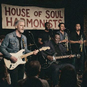 Our Moonlight Blues backup band and singers
