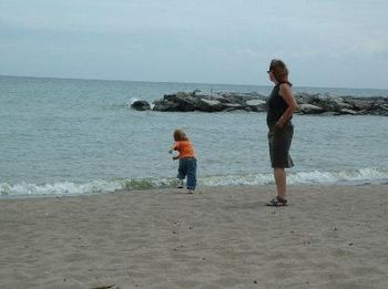 gavin & grandma - lake ontario 3
