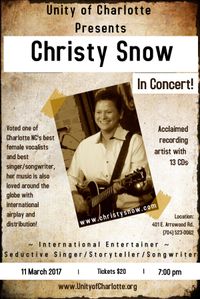Christy Snow In Concert!