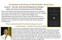 Introduction to the Science of Mind