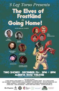 The Elves of Frostland– 2 shows 3 & 8pm!