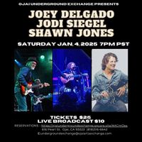 Shawn Jones, Jodi Siegal, and Joey Delgado at The Ojai Underground Exchange!