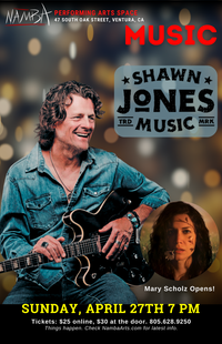 Shawn Jones Solo Acoustic w/special guest Mary Scholz