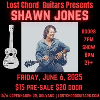 Shawn Jones returns to Lost Chord Guitars, Solvang
