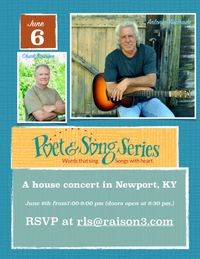 Poet & Song Series presents Chuck Stringer & Antonio Andrade
