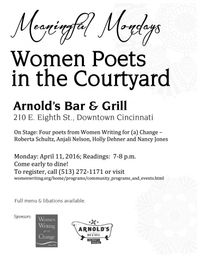 Meaningful Mondays: Women Poets in the Courtyard