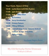 My Old Kentucky Home Showcase Room @Southeast Regional Folk Alliance