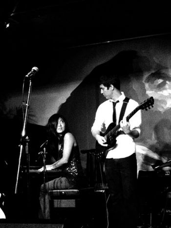 with guitarist Sahil at the Roxy - Taipei
