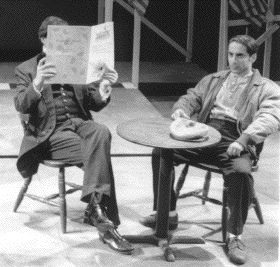 Booth (Mark Morgan) & Zangara (Brian De Lorenzo) Lyric Stage Co. of Boston
