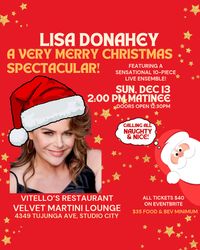 Lisa Donahey: A Very Merry Christmas Spectacular @ Vitello's in Studio City!