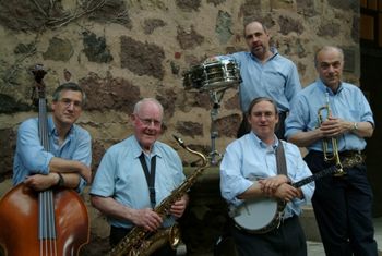 2 Yale reunion Band shot Bob Card, Tony Pasqualoni, Fred Vigent, John Rispoli
