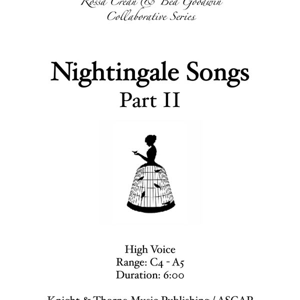 Nightingale Songs, Part 2 - High Voice