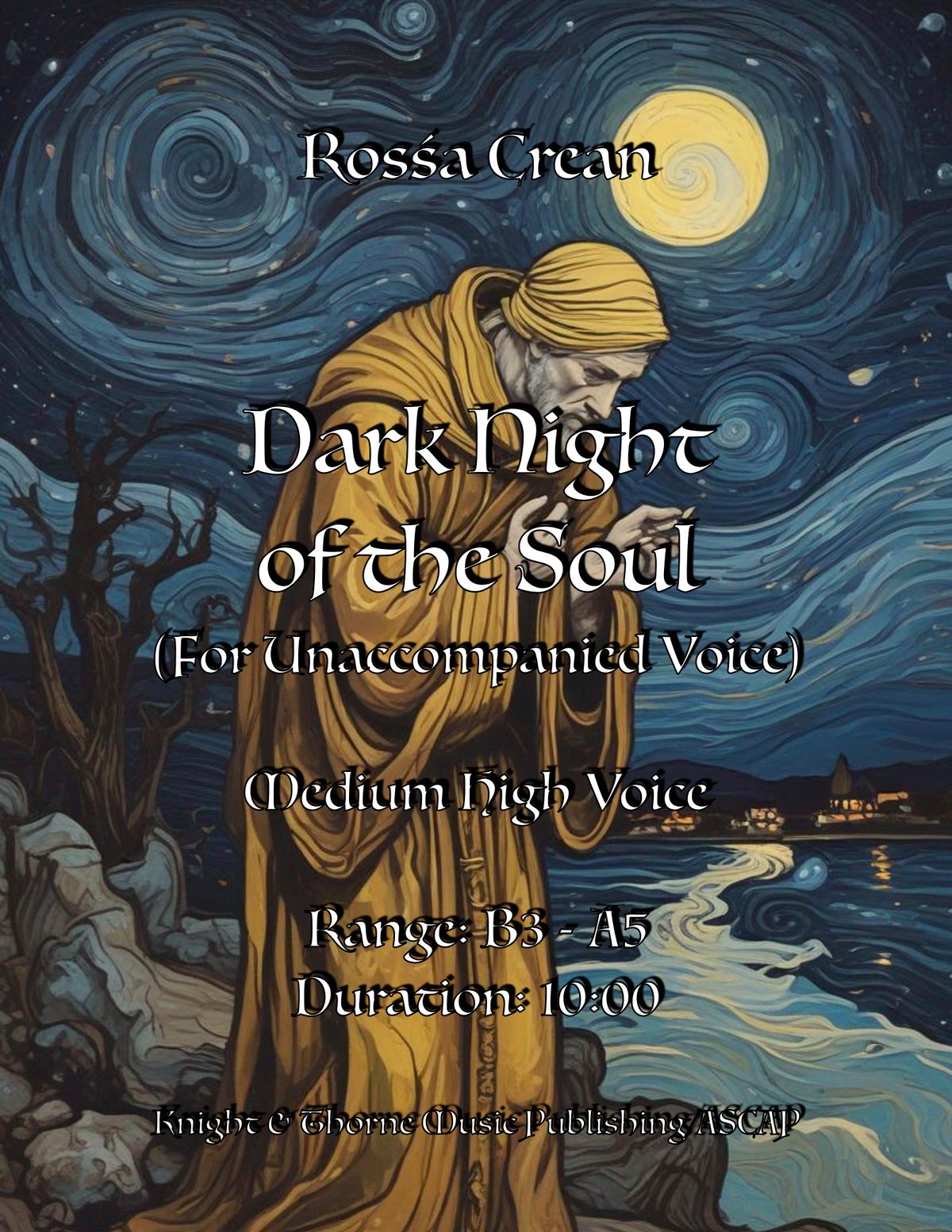 Dark Night of the Sould (For Unaccompanied Voice) - Medium High