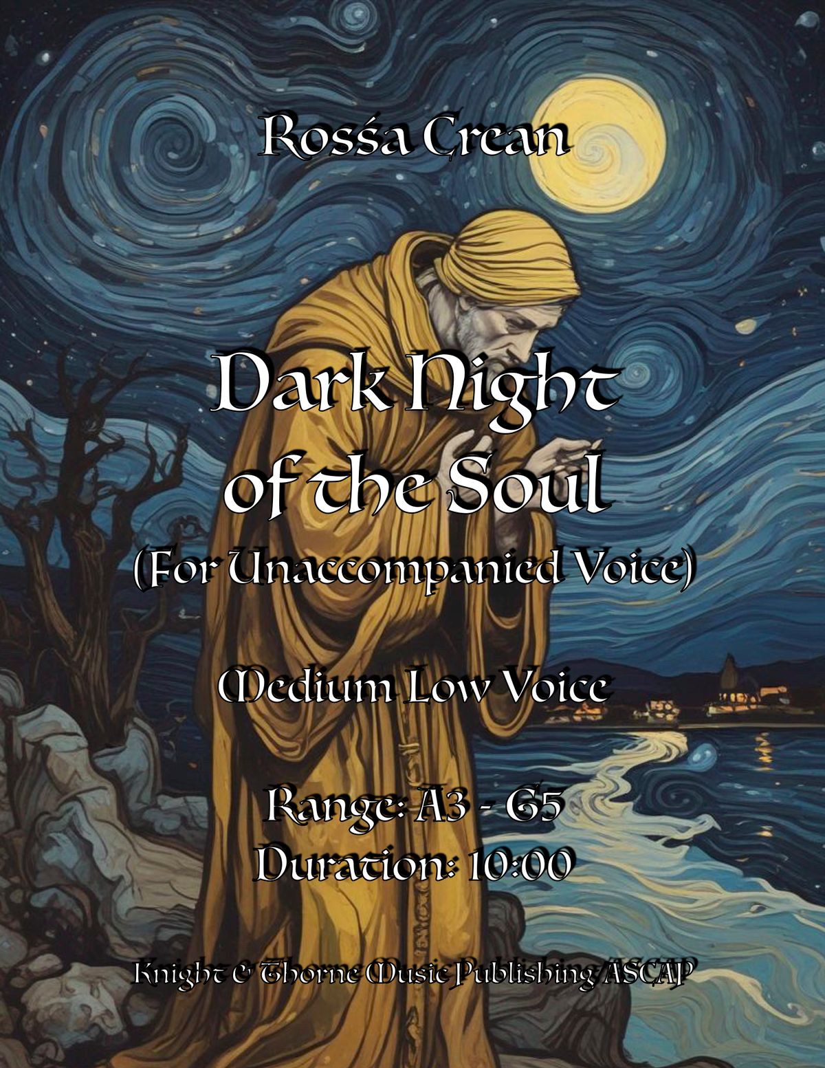 Dark Night of the Soul (For Unaccompanied Voice) - Medium Low