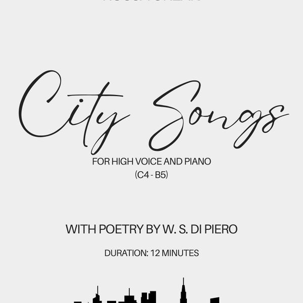 City Songs (For High Voice and Piano)