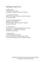 Nightingale Songs, Part 2 - Low Voice