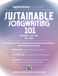 Sustainable Songwriting 101 Private Workshop 