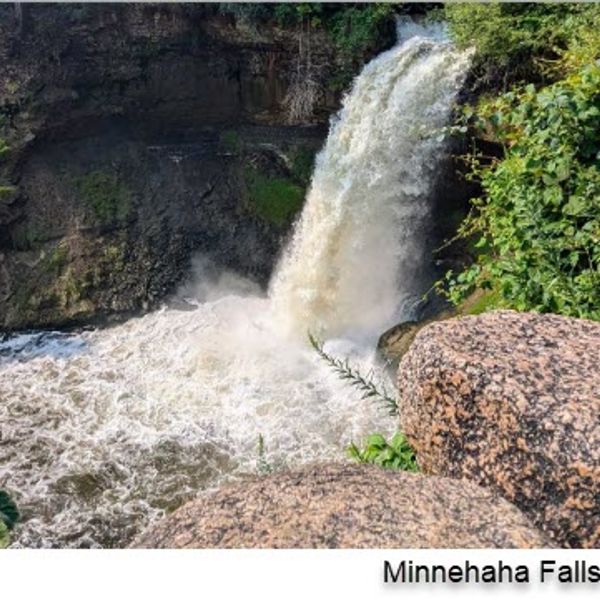 Set of 4 Notecards - "Minnehaha Falls"