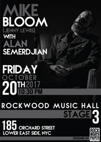 opening for Mike Bloom