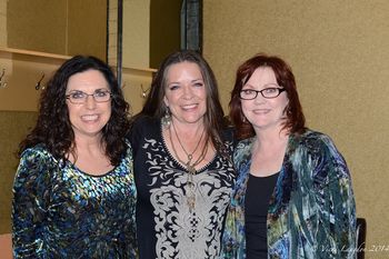 April 11, 2014. Carlene with Sharon and Cheryl White.
