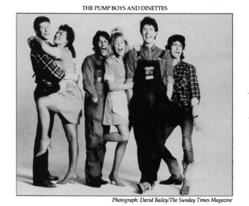 The cast of "Pump Boys And Dinettes."

