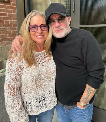 Carlene and Bernie Taupin who wrote "Country royalty doesn't come any greater than my dear darling Carlene Carter."
