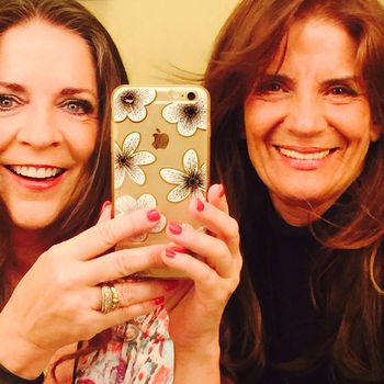 June 19, 2015. Backstage with my friend the amazing Karen Brooks!! In Savannah, GA. Having so much fun with her!!
