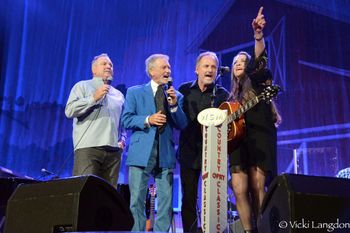 May 16, 2019. The Gatlin Brothers and Carlene.
