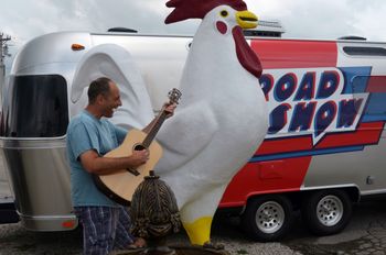 On the road with the Columbus College of Arts & Design RV, headed toward Austin, Texas, August 2014

