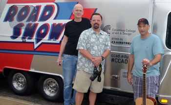 On the road to Austin, Texas, in an outfitted Airstream from the Columbus College of Art & Design.

