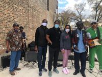 Corona outdoor testing clinic with IL State Rep LaShawn K. Ford