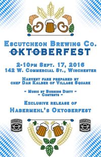 Escutcheon Brewing Co. Oktoberfest