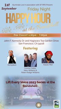 Free outdoor concert  Friday Happy Hour